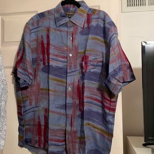Ermenegildo Zegna button down short sleeve xl shirt